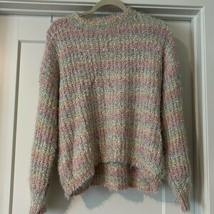 Forever 21 Silver Foil Sweater Sm